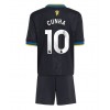 Manchester United Matheus Cunha #10 Tredjedraktsett Barn 2025-26 Kortermet (+ korte bukser)